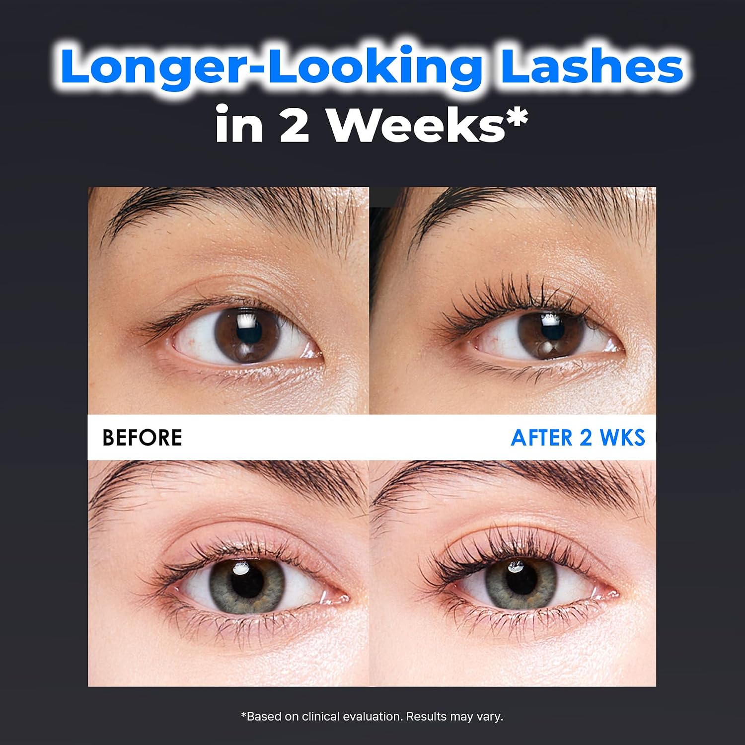 EPAIS Eyelash Growth Serum & Lash Conditioner, 7 Peptide & Biotin Formula for Longer & Fuller Looking Lashes and Brows, Prostaglandin-Free, Jumbo 15ml (3+ Month Supply), Korean Lash Serum